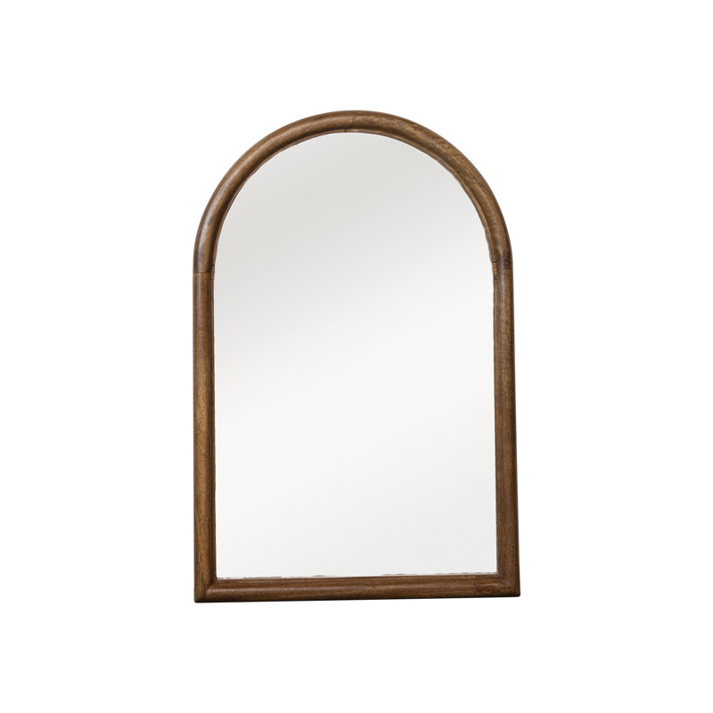 Latitude Run® Kalgan Solid Wood Arch Wall Mirror | Wayfair